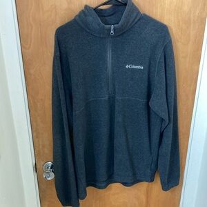 Columbia Gray Zip Up Jacket Versatile Fleece